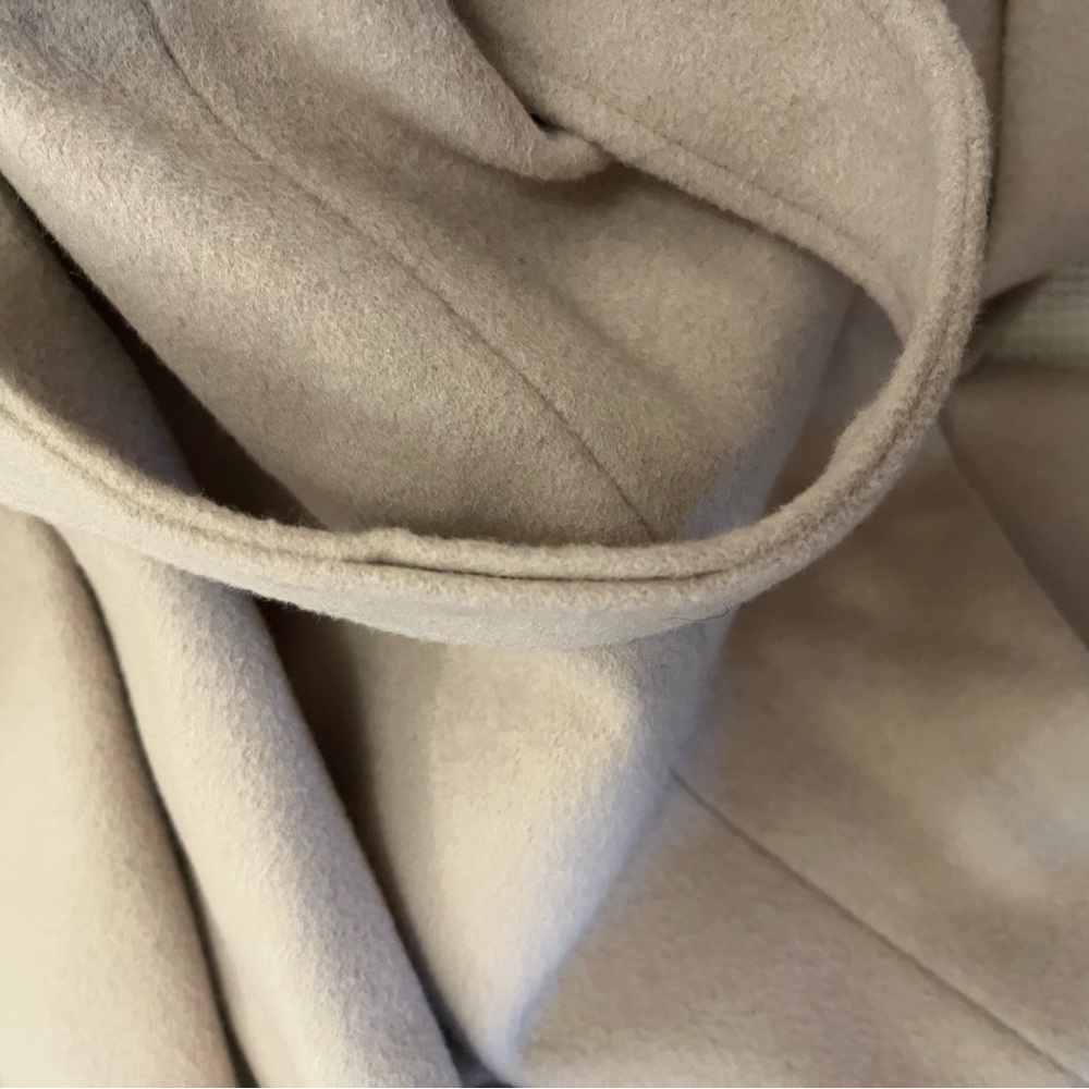 T Tahari Wool Blend Wrap Coat Shawl Collar Belted Women’s Size L - Picture 10 of 15